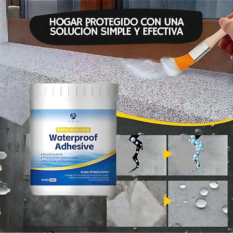 CLEAR SEAL Pro - Adhesivo Transparente Impermeable 300G