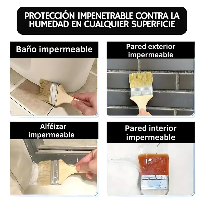 CLEAR SEAL Pro - Adhesivo Transparente Impermeable 300G