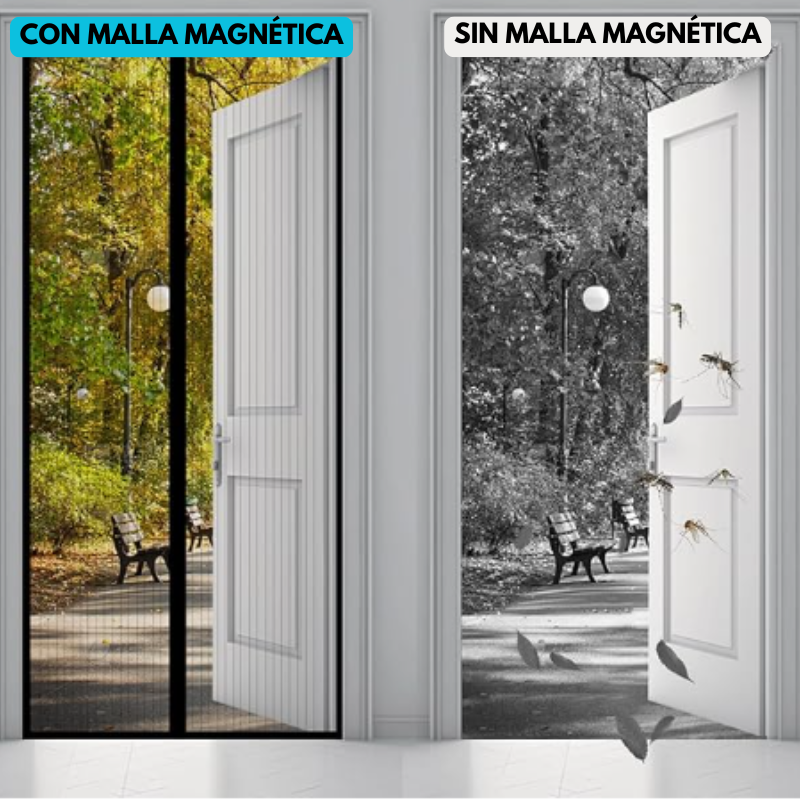 MAGIC MESH™ Malla Mosquitera Magnética⚡[2x1 + ENVÍO GRATIS]