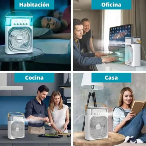 Ventilador Humidificador y Enfriador de Aire Portátil RefreshPro© [Con Envío gratis]